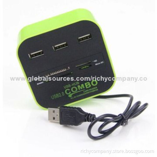 USB HUB, 2-in-1 Design